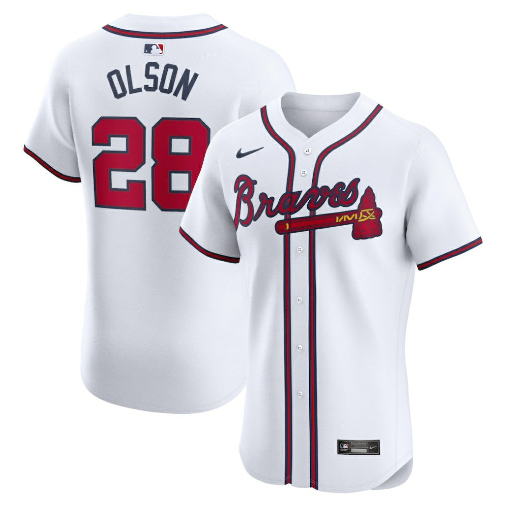 Matt Olson Atlanta Braves Nike Home Elite Player Jersey | MLB Sale
