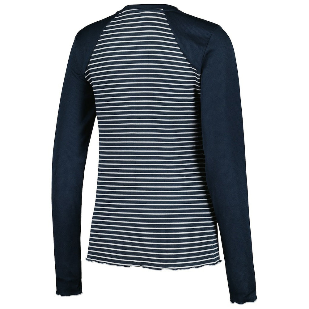 Chicago Bears  Antigua Women's Maverick Waffle Henley Long Sleeve T-Shirt