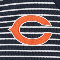 Chicago Bears  Antigua Women's Maverick Waffle Henley Long Sleeve T-Shirt