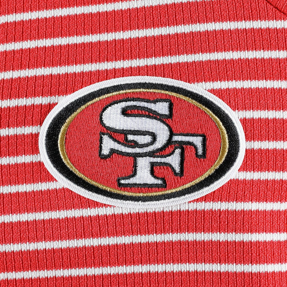 San Francisco 49ers  Antigua Women's Maverick Waffle Henley Long Sleeve T-Shirt