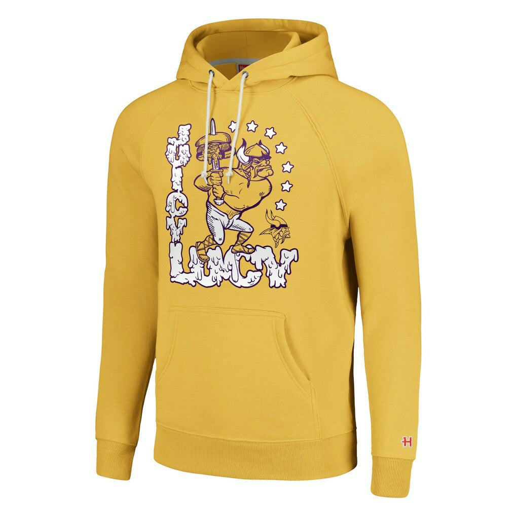 Minnesota Vikings  Homage Unisex NFL x Guy Fieri’s Flavortown Tri-Blend Pullover Hoodie