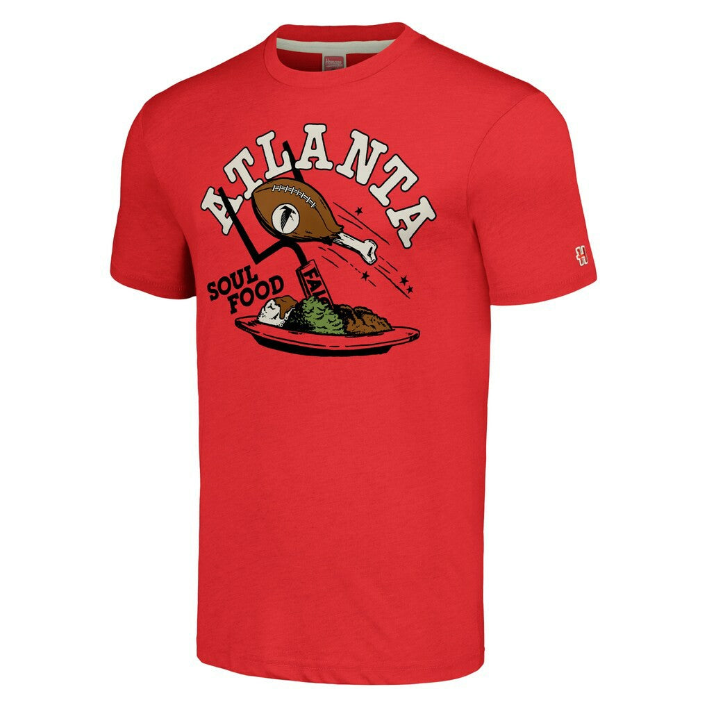 Atlanta Falcons  Homage Unisex NFL x Guy Fieri’s Flavortown Tri-Blend T-Shirt