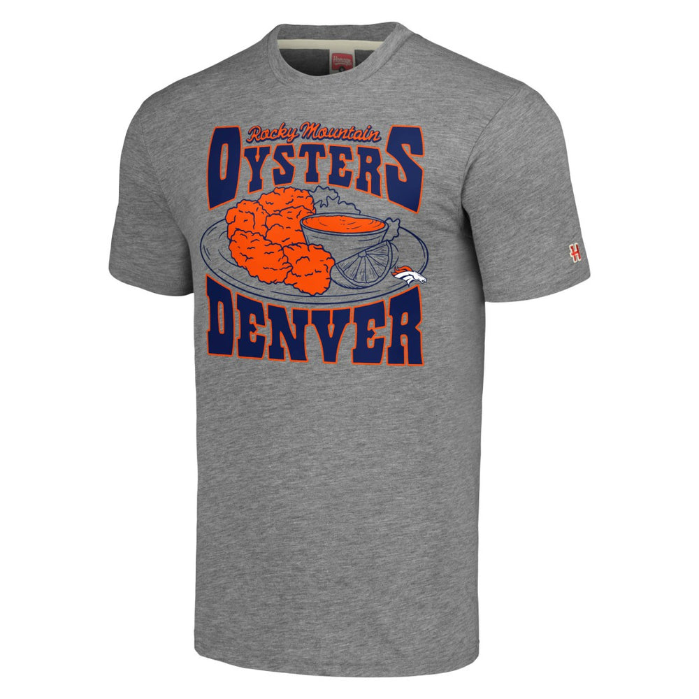 Denver Broncos  Homage Unisex NFL x Guy Fieri’s Flavortown Tri-Blend T-Shirt