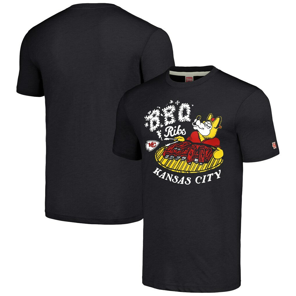 Kansas City Chiefs  Homage Unisex NFL x Guy Fieri’s Flavortown Tri-Blend T-Shirt