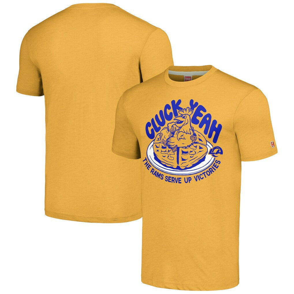 Los Angeles Rams  Homage Unisex NFL x Guy Fieri’s Flavortown Tri-Blend T-Shirt
