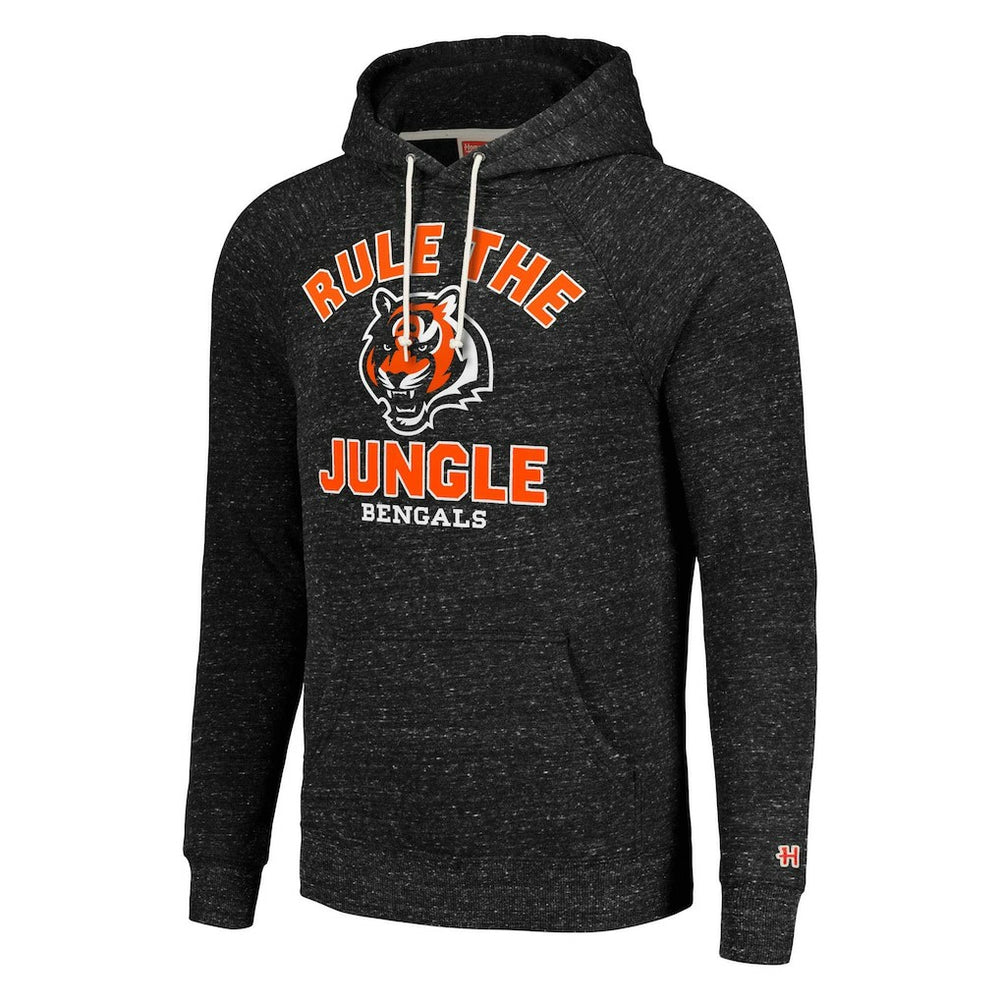 Cincinnati Bengals  Homage Unisex Hyperlocal Raglan Pullover Hoodie