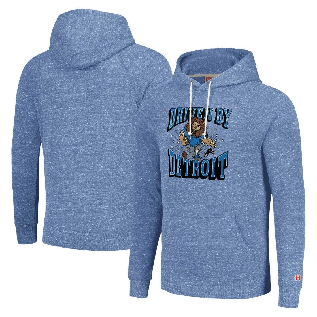 Detroit Lions  Homage Unisex Hyperlocal Raglan Pullover Hoodie