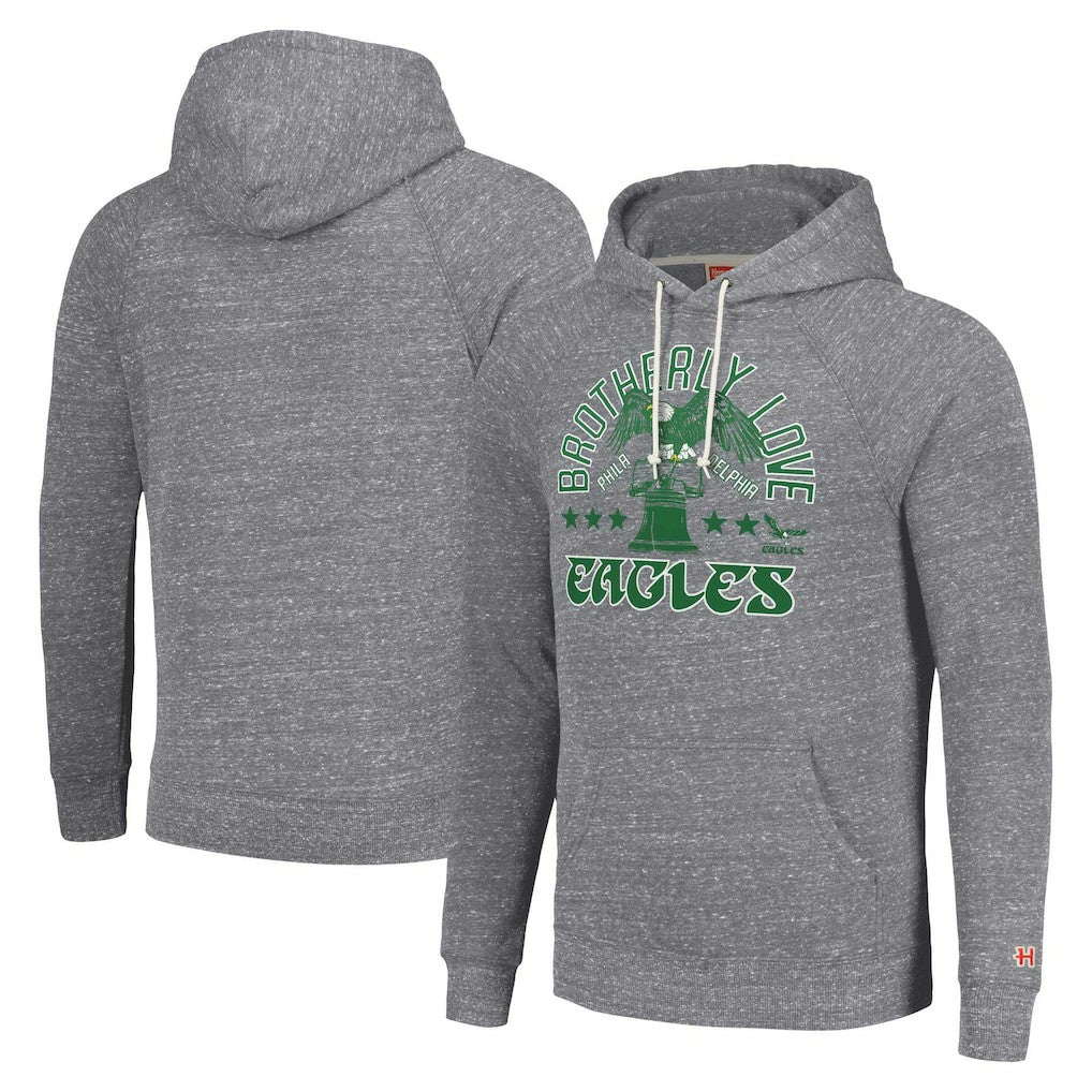 Philadelphia Eagles  Homage Unisex Hyperlocal Raglan Pullover Hoodie
