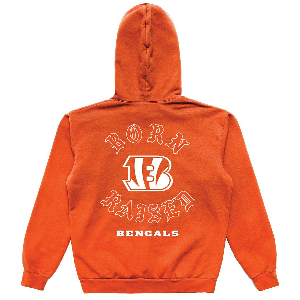 Cincinnati Bengals  Born x Raised Unisex Pullover Hoodie