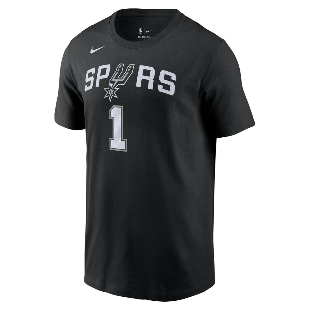 Victor Wembanyama San Antonio Spurs Icon 2022/23 Name & Number T-Shirt New