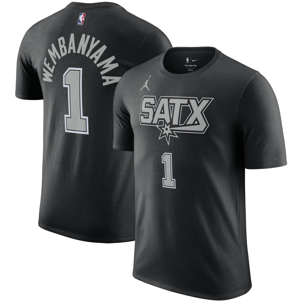 Victor Wembanyama San Antonio Spurs Jordan Brand 2022/23 Statement Edition Name & Number T-Shirt Discount