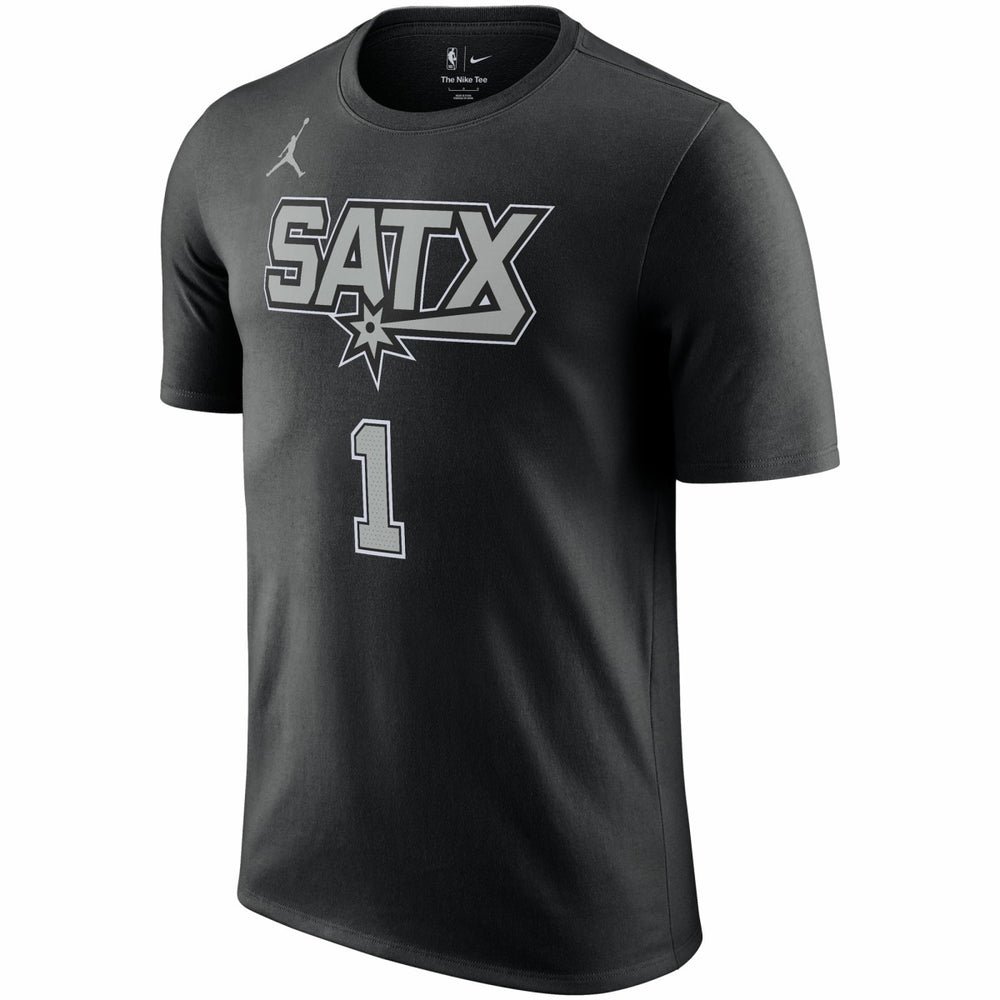 Victor Wembanyama San Antonio Spurs Jordan Brand 2022/23 Statement Edition Name & Number T-Shirt Discount