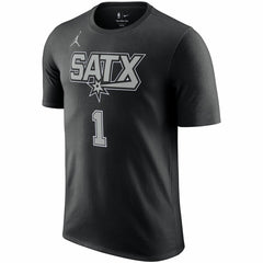 Victor Wembanyama San Antonio Spurs Jordan Brand 2022/23 Statement Edition Name & Number T-Shirt Discount
