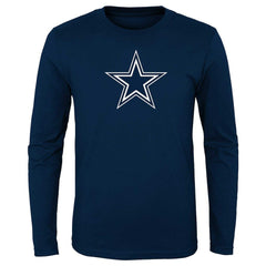 Dallas Cowboys  Preschool Primary Logo Long Sleeve T-Shirt