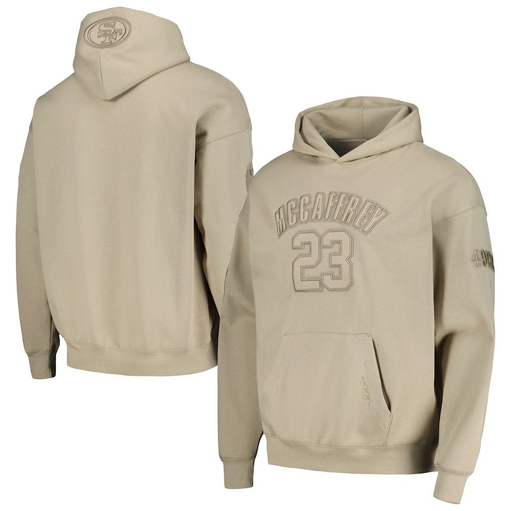 San Francisco 49ers  Christian McCaffrey  Pro Standard Player Name & Number Pullover Hoodie