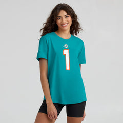 Miami Dolphins Nike Tua Tagovailoa  Women's Player Name & Number T-Shirt