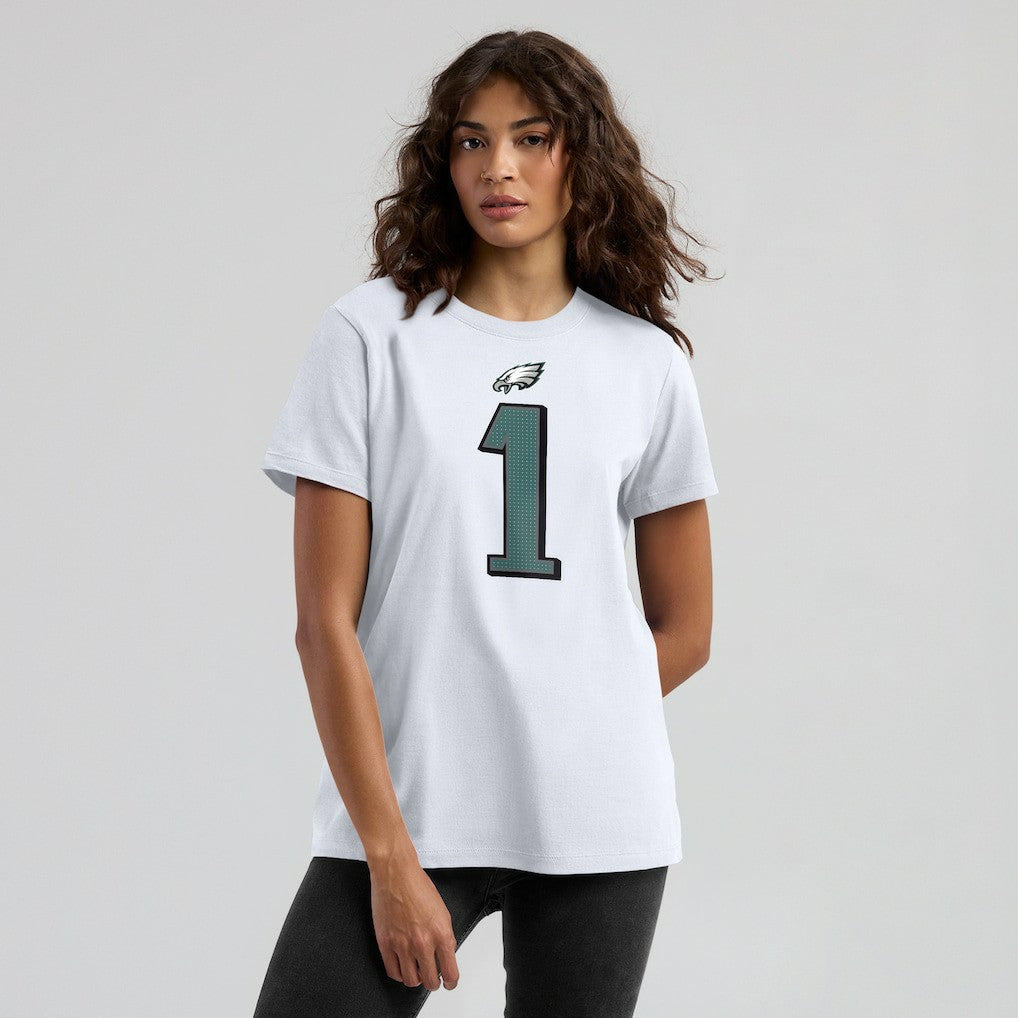 Philadelphia Eagles Nike Jalen Hurts  Women's Player Name & Number T-Shirt