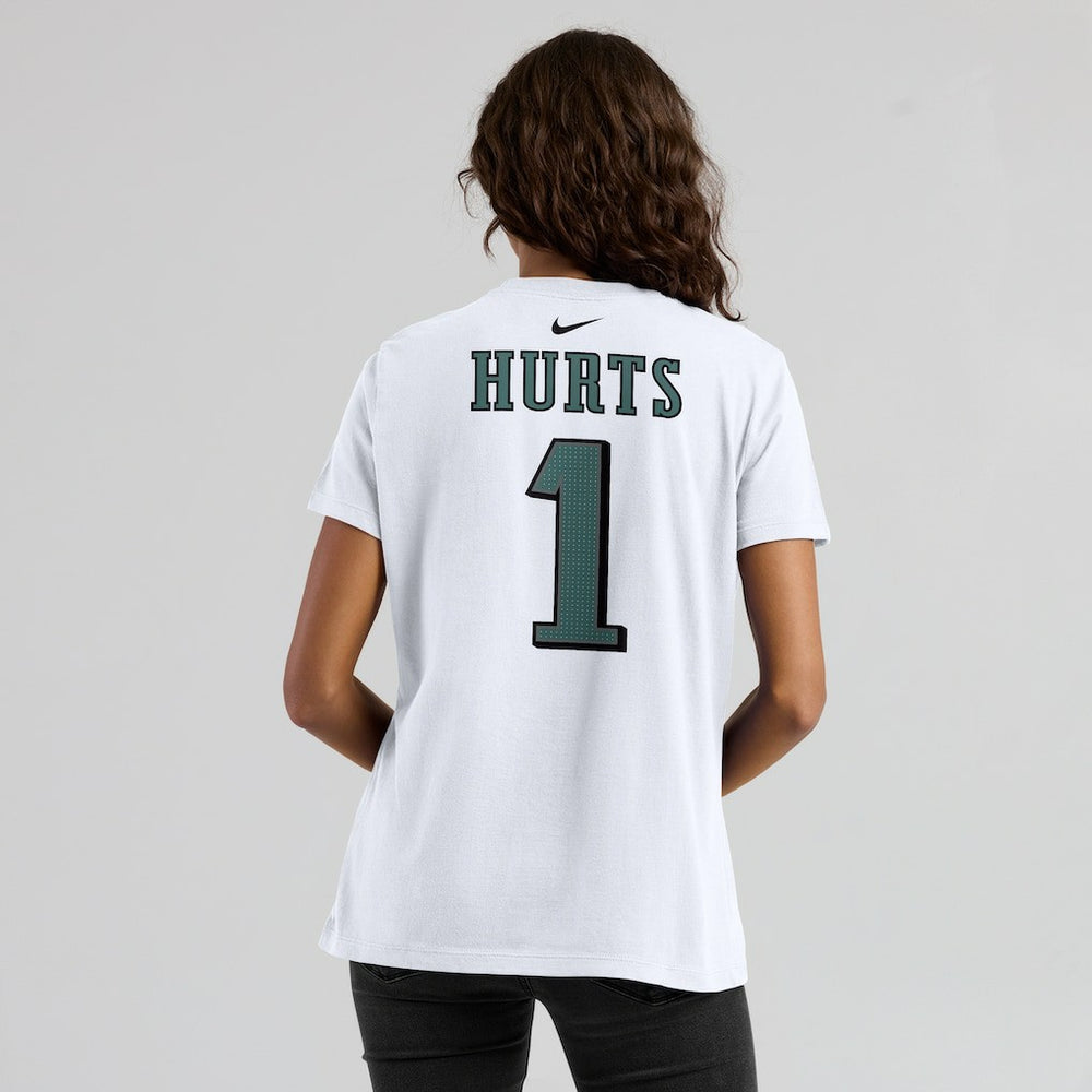 Philadelphia Eagles Nike Jalen Hurts  Women's Player Name & Number T-Shirt