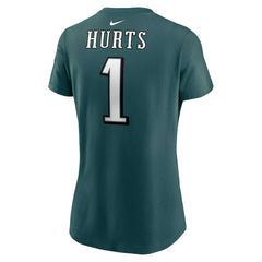 Philadelphia Eagles Nike Jalen Hurts  Women's Player Name & Number T-Shirt