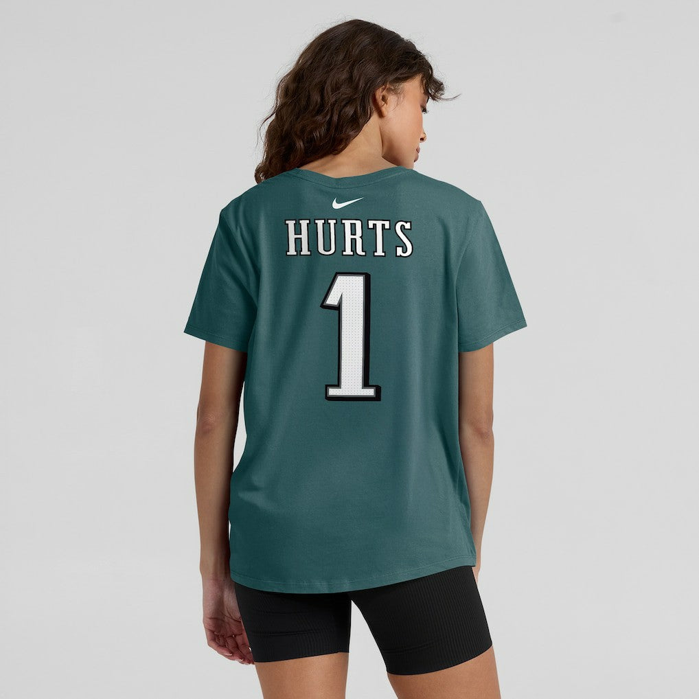 Philadelphia Eagles Nike Jalen Hurts  Women's Player Name & Number T-Shirt