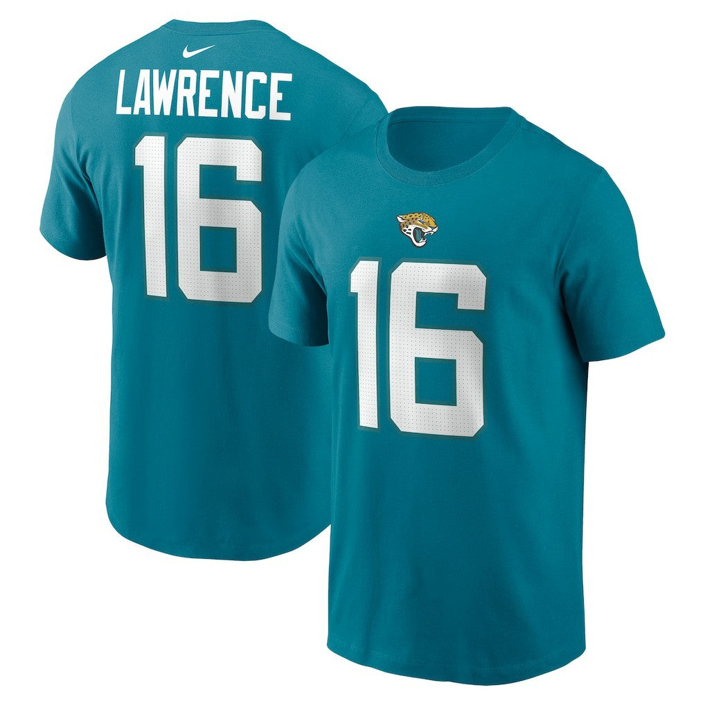Jacksonville Jaguars Nike Trevor Lawrence  Player Name & Number T-Shirt