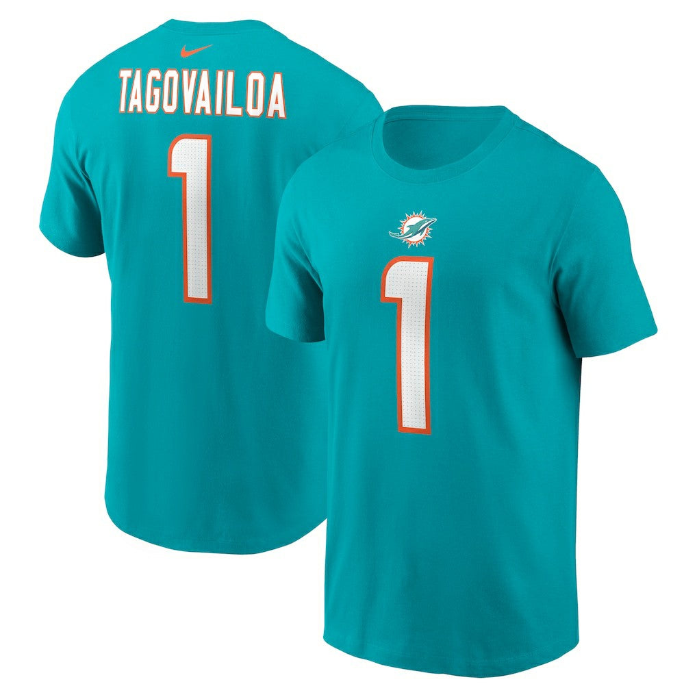 Miami Dolphins Nike Tua Tagovailoa  Player Name & Number T-Shirt