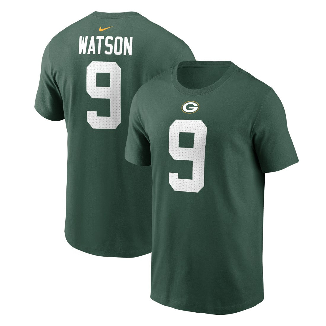 Green Bay Packers Nike Christian Watson  Player Name & Number T-Shirt