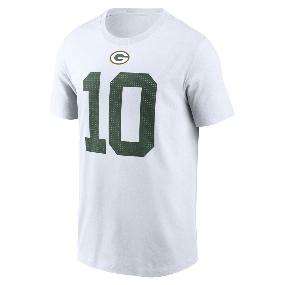 Green Bay Packers Nike Jordan Love  Player Name & Number T-Shirt