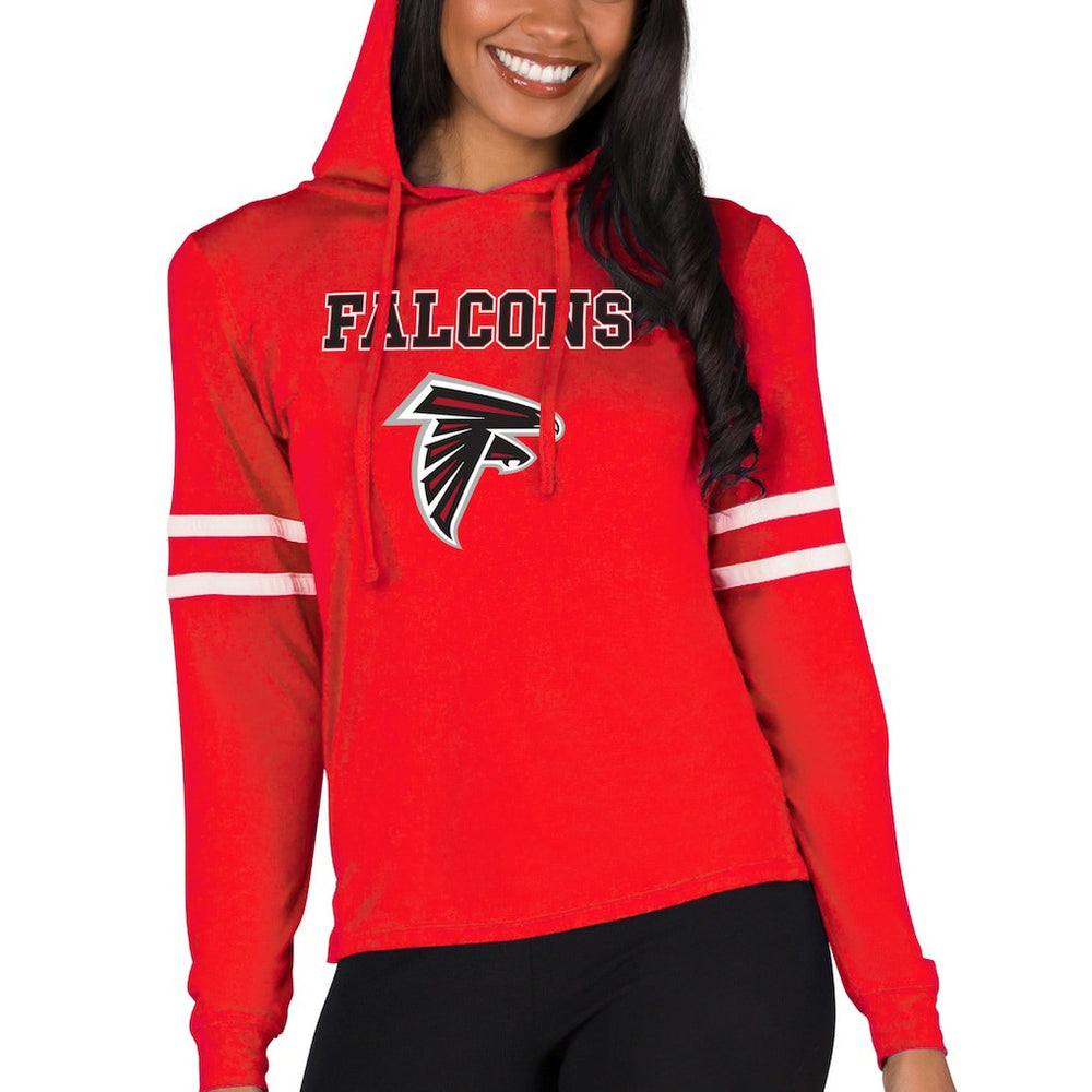 Atlanta Falcons  Concepts Sport Women's Marathon Lightweight Lounge Pullover Hoodie