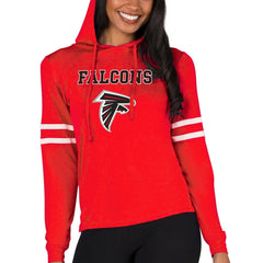 Atlanta Falcons  Concepts Sport Women's Marathon Lightweight Lounge Pullover Hoodie