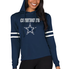 Dallas Cowboys  Concepts Sport Women's Marathon Lightweight Lounge Pullover Hoodie