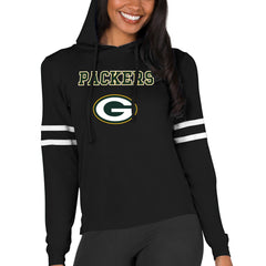 Green Bay Packers  Concepts Sport Women's Marathon Lightweight Lounge Pullover Hoodie