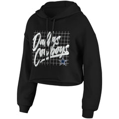 Dallas Cowboys  WEAR by Erin Andrews Women's Domestic Cropped Pullover Hoodie