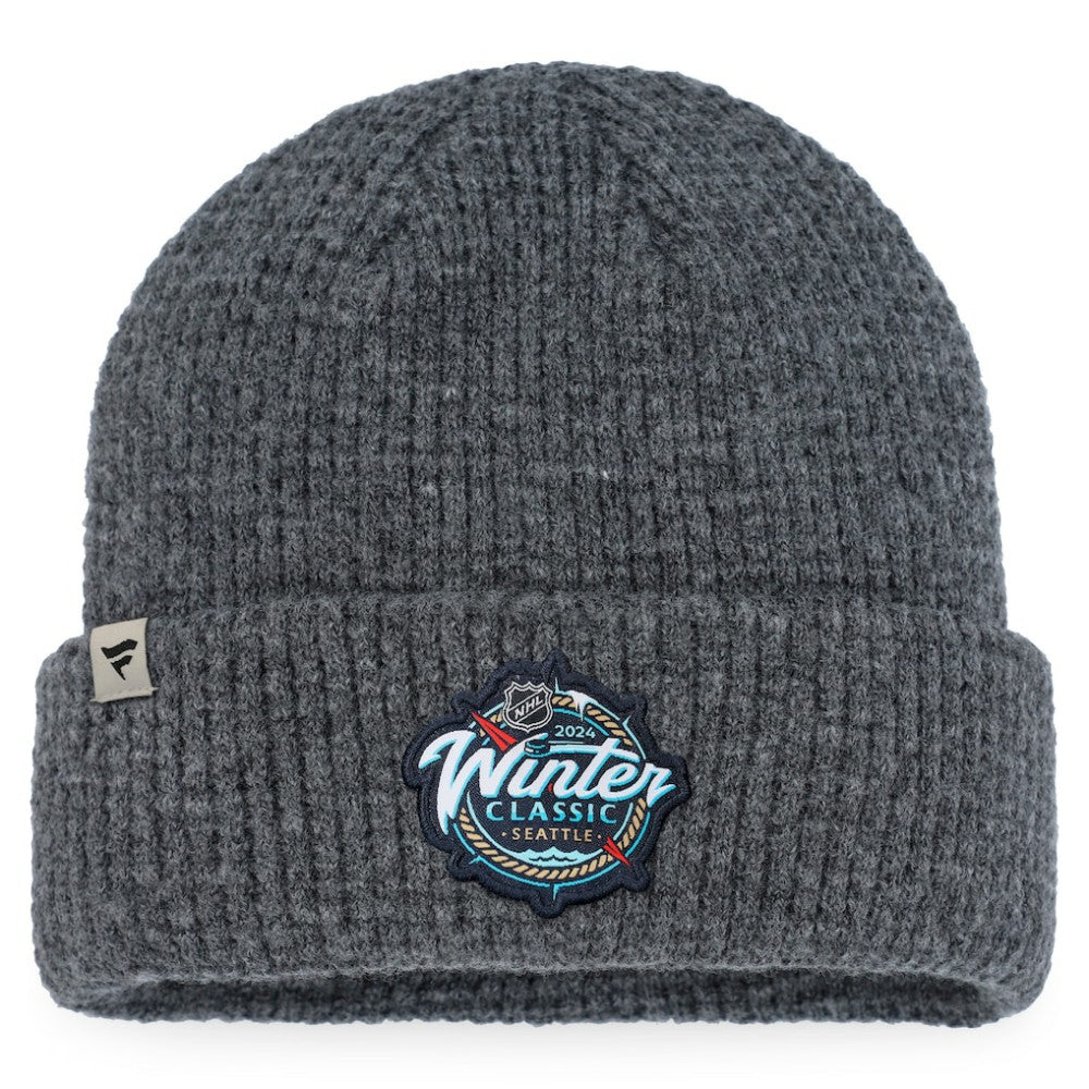 Vegas Golden Knights Fanatics 2024 NHL Winter Classic Fisherman Cuffed Knit Hat Online