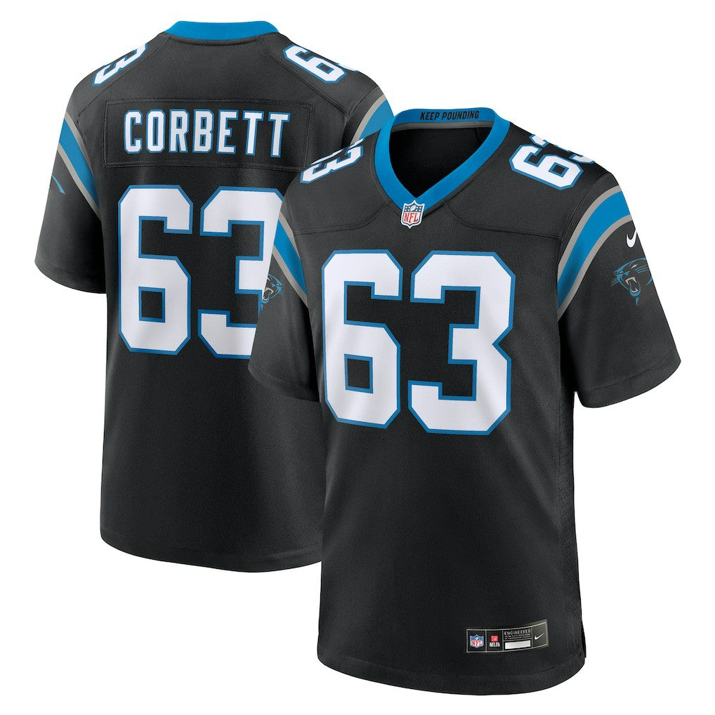 Carolina Panthers Nike Austin Corbett  Team Game Jersey