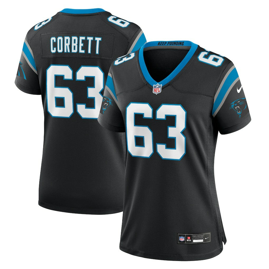Carolina Panthers Nike Austin Corbett  Women's Team Game Jersey