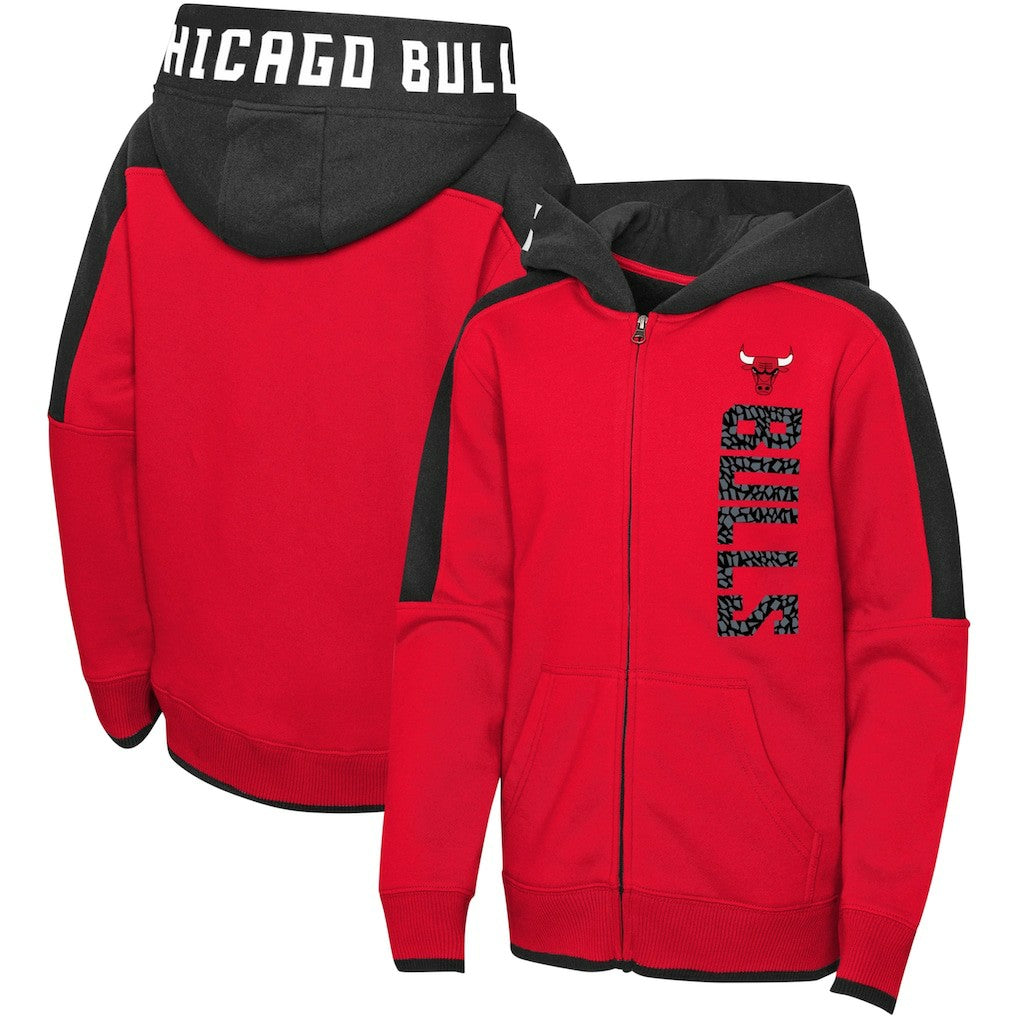 Chicago Bulls Preschool Post-Up Full-Zip Hoodie On Sale