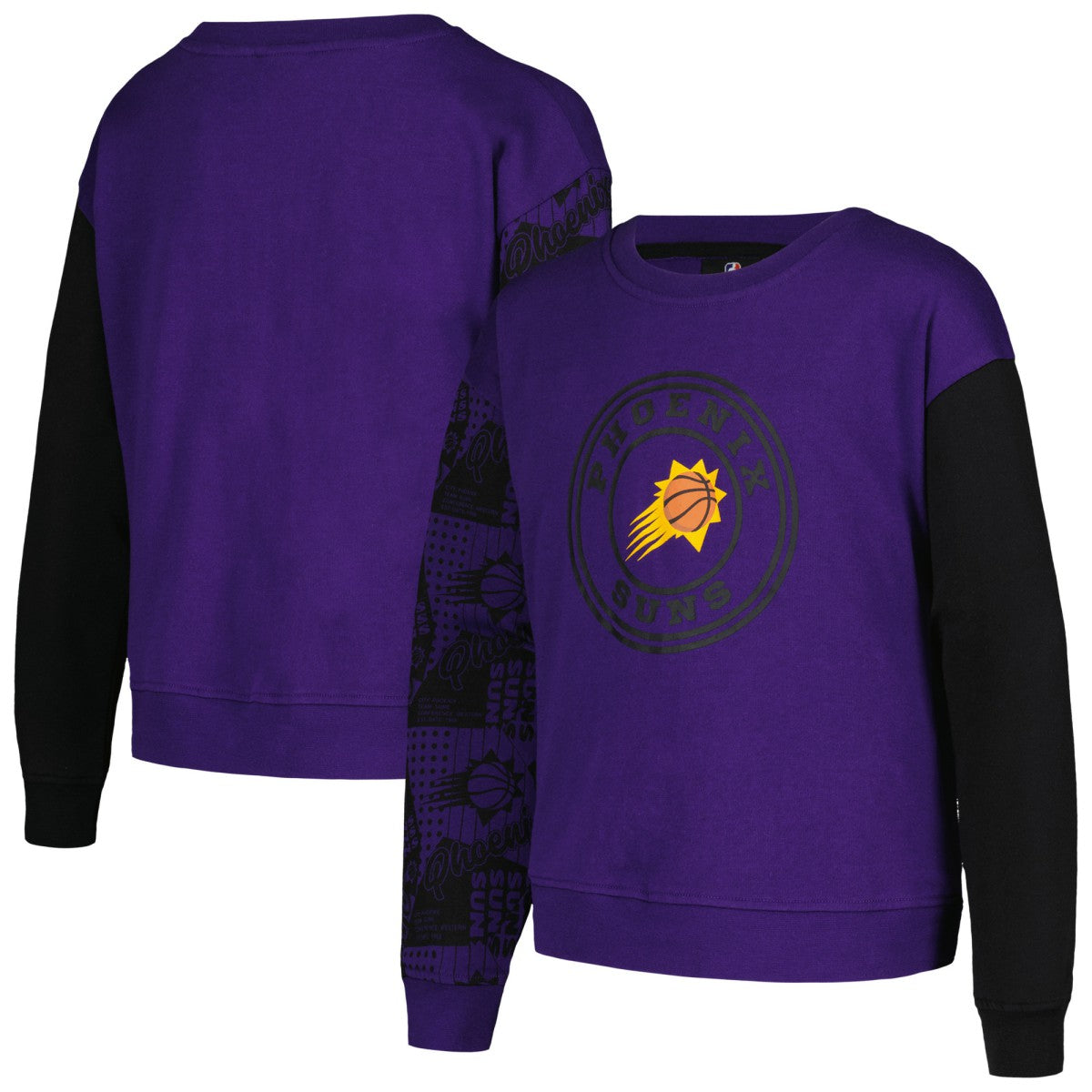 Phoenix Suns Girls Youth Trifecta Pullover Sweatshirt Discount