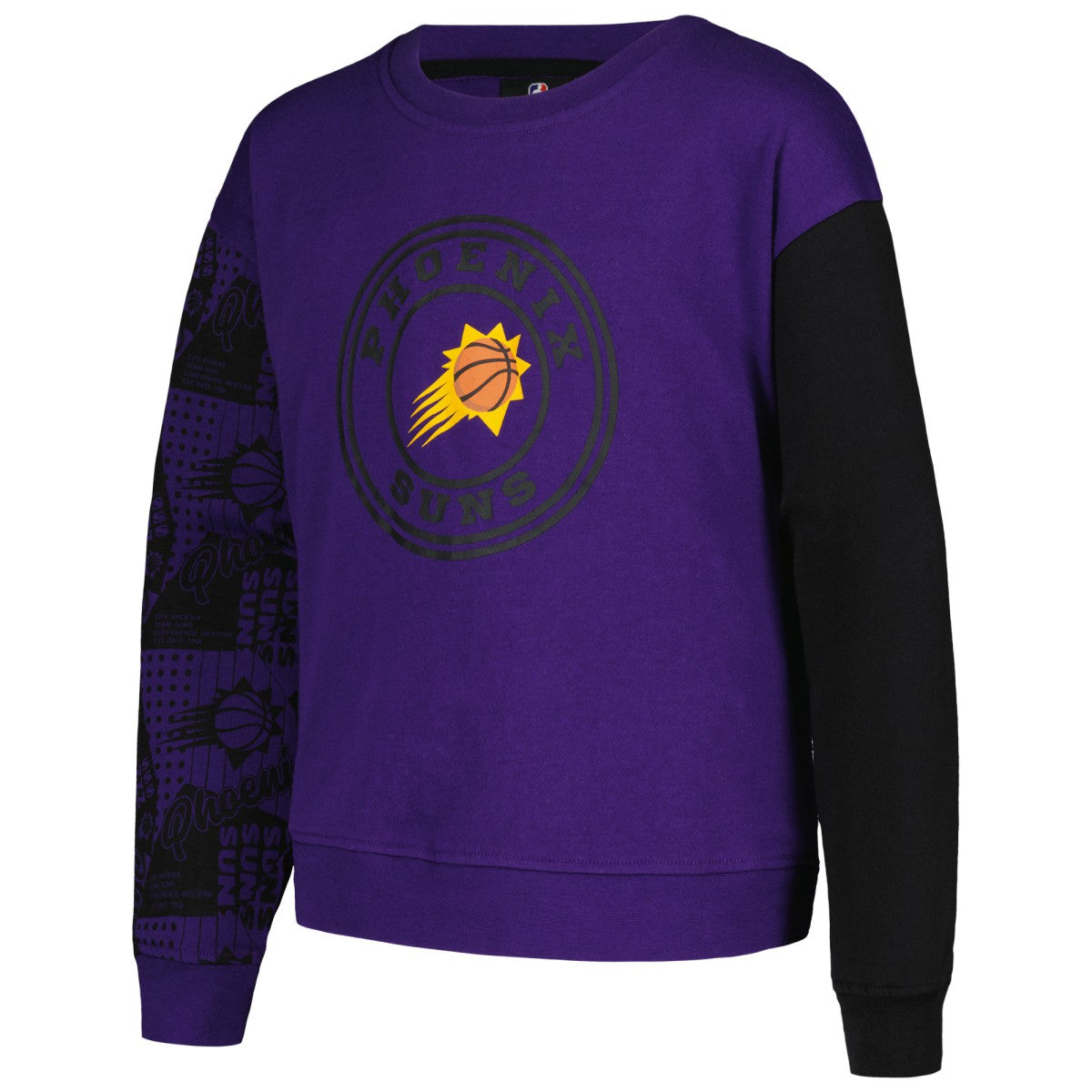 Phoenix Suns Girls Youth Trifecta Pullover Sweatshirt Discount