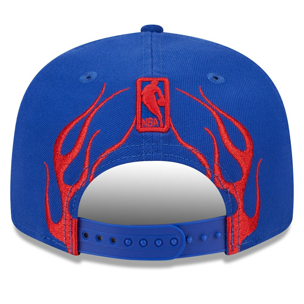 Philadelphia 76ers Rally Drive Flames 9FIFTY Snapback Hat For Sale