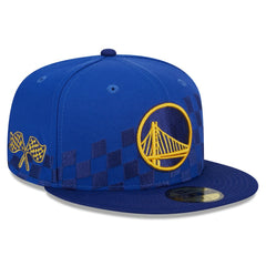 Golden State Warriors Rally Drive Checkerboard 59FIFTY Crown Fitted Hat sale Discount