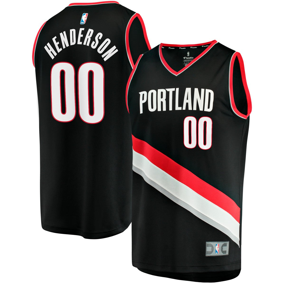 Scoot Henderson Portland Trail Blazers Fast Break Replica Jersey Online
