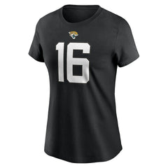 Jacksonville Jaguars Nike Trevor Lawrence  Women's Player Name & Number T-Shirt