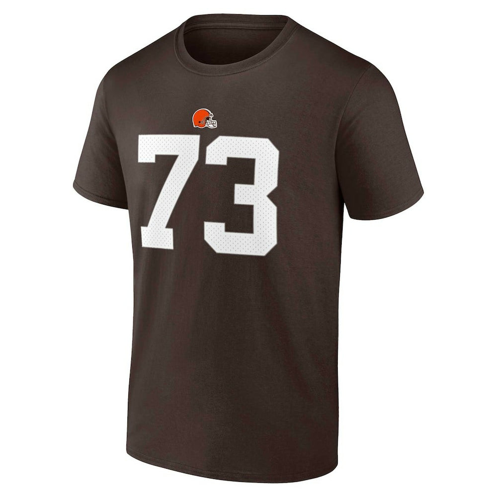 Cleveland Browns Fanatics Joe Thomas  Retired Player Icon Name & Number T-Shirt