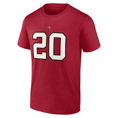 Tampa Bay Buccaneers Fanatics Ronde Barber  Retired Player Icon Name & Number T-Shirt
