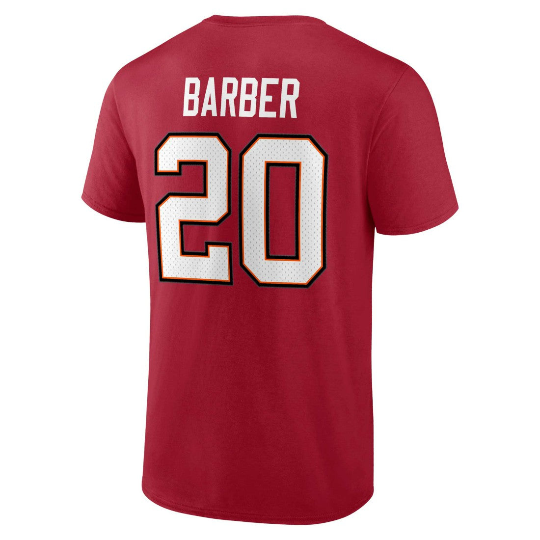 Tampa Bay Buccaneers Fanatics Ronde Barber  Retired Player Icon Name & Number T-Shirt