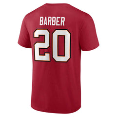 Tampa Bay Buccaneers Fanatics Ronde Barber  Retired Player Icon Name & Number T-Shirt