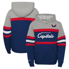 Washington Capitals Mitchell & Ness Youth Head Coach Pullover Hoodie Discount