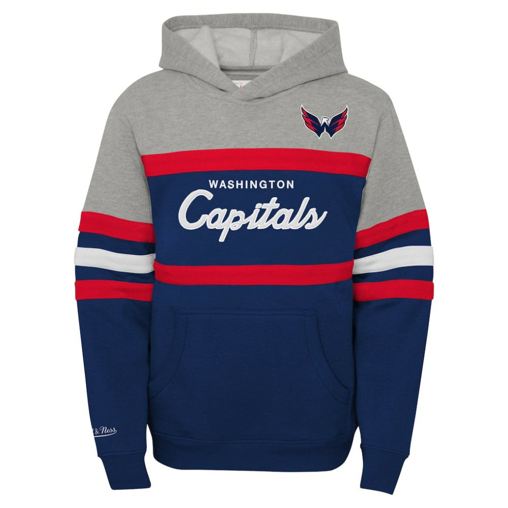 Washington Capitals Mitchell & Ness Youth Head Coach Pullover Hoodie Discount