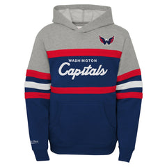 Washington Capitals Mitchell & Ness Youth Head Coach Pullover Hoodie Discount